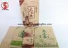 Tea Packaging Zip Lock Kraft Paper Bags with Tearing Notch Gravure Printing