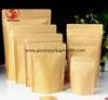 Food Grade Stand Up Kraft Paper Pouches with Zipper and Easy Tearing Eco