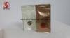 Coffee Tea Packaginf Aluminium Ziplock Bags With Window Handle Moisture proof