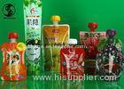 Food Grade Laminated Material Stand Up Pouch Bags for Juice Packaging Multi Sizes