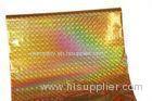 Food Packing Gold Holographic Stamping Foil 12Micron Thickness