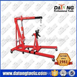 2Ton Hydraulic Folding Shop Crane With Engine Stand