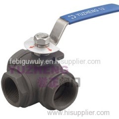 3 Way Carbon Steel Ball Valve