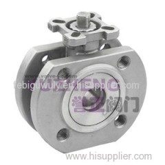 1 Piece Wafer Ball Valve With ISO5211 Pad