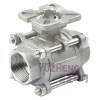 3PC Stainless Steel Ball Valve With Direct Pad