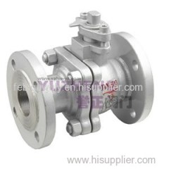 Stainless Steel 2PC Flange Ball Valve
