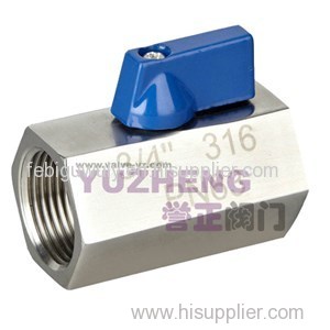 SS316 Mini Ball Valve FF