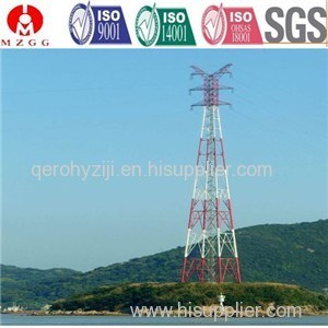 River Crossing Power Transmission Tower