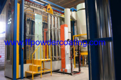 Vertical Aluminium profiles powder coating finishing solutions