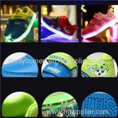 2016 Spring&autumn Kids LED Shoes Colorful LED Shoes Wholesales USB Charging LED Flashing Shoes