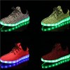 2016 Unisex LED Shoes Breathable Mesh Running Flashing LED Shoes Wholesales Unisex LED Sneakers