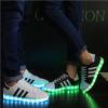 Wholesales Unisex LED Shoes USB Charging Colorful Flashing Lover LED Sneakers For Adult