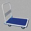 4&quot; / 5&quot; Castor Fold Flat Cart Logistics Trolley Customizable 1015 X 590 X 1035 mm