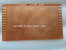 One Layer Industrial Brown Single Sided PCB Board 2.54mm Pitch