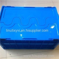 600*400*280 Mm Closed Collapsible Plastic Crates