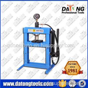 10Ton Shop Press Floor H-Frame Press Plates With Gauge Ram