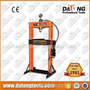 20Ton Manual-Operated Hydraulic/Air Mechanic Repair Shop Press With Gauge