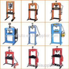 12Ton Shop Press With Air Driven Hydraulic Pump Hydraulic/Pneumatic Shop Press With Gauge