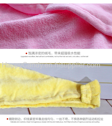 Quick Dry Ultra Cheap Price Microfiber hair Drying towel, Turban towel wrap 