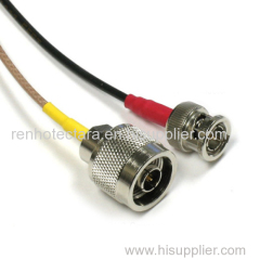 male n type rf cable rf coax cable to male bnc