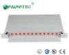 FC Single mode Simplex 12 port Fiber optic patch panel with Red FC Adapter