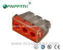 PA66 Material Fiber Optic Fast Connector for Hard Wire 2PIN 400V 41A