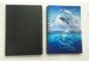 UV Offset Printing PP Cute Pattern Lenticular 3D Notebooks For Kid