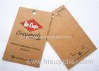 Durable Clothing Label Tags Logo Printing Cardboard Hang Tags