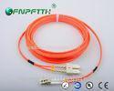 SC/UPC-LC/UPC MM Duplex Fiber Optic Patch Cords G652D/G657A LSZH