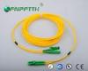 Yellow SM Fiber Optic Patch Cords with Excellent changeability and repeatability