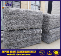 yaohe galvanized 6*2*0.23m gabion mesh basket