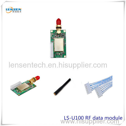 rf data module 100mW RS232 to wireless RS485 to wireless 1km wireless control 433MHz wireless transceiver