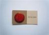 Fashion Red Metal Garment Buttons Waterproof For Snap Buttons