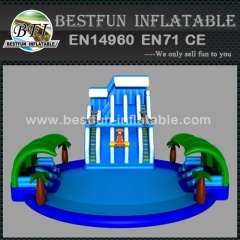 Amusement park giant water slide for adult