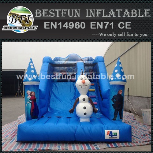 Frozen Olave Kids Slides Small Indoor Inflatable Snow Slide