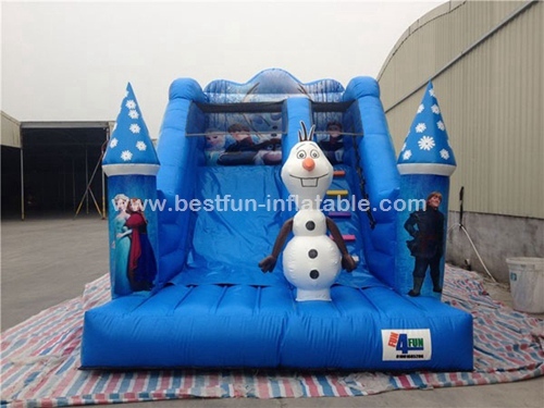 Frozen Olave Kids Slides Small Indoor Inflatable Snow Slide