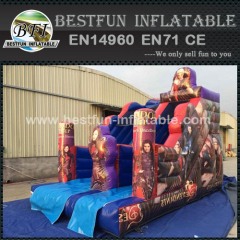 Giant Inflatable Descendants Slide For Adult With Cartoon