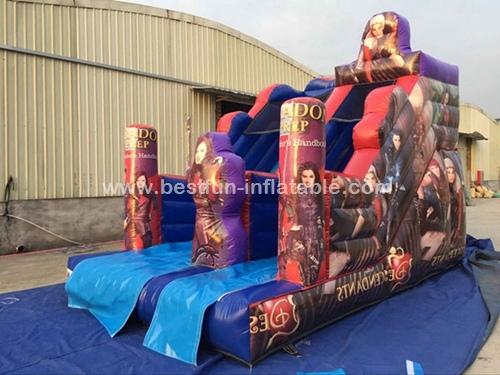 Giant Inflatable Descendants Slide For Adult With Cartoon