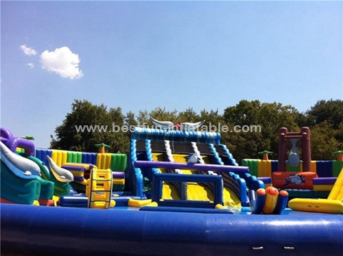 Large Amusement Park Inflatable Water Slide