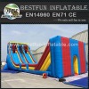 Outdoor giant zip line inflatable slide for children and adults