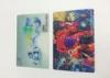 0.6MM PET Flip Effect 3D Lenticular Business Cards UV CMYK Printing