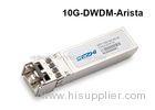 Arista 10GBASE-DWDM 10G SFP+ Transceiver 1529.55nm 100-GHz ITU grid 80km