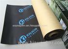 Black Foam Rubber Sound Proof Material For Building / Machine / Car Insulation