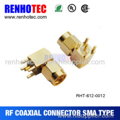 screw quick locking system sma connecor with soldering pinout