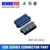 plastic housing 20 pins usb socket connector