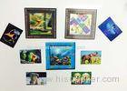 Custom Shaped PP / PET Lenticular 3D Fridge Magnets With Lenticular Printing