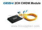2 Channels Acess Network CWDM Mux Demux ABS Pigtailed Module