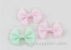 White Ribbon Bowknot Hair Clips Thick Ribbon Bow Garment Accessory