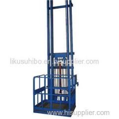 Two Guide Rails Cargo Lift