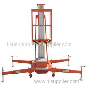 Single Mast Aluminum Lift Platform